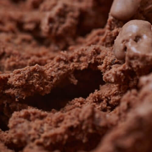 Chocolate ice-cream texture